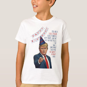 Camiseta Faça Meu Aniversário Grande Novamente Donald Trump