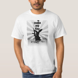 Camiseta Faça meu coelho de coelho do dia