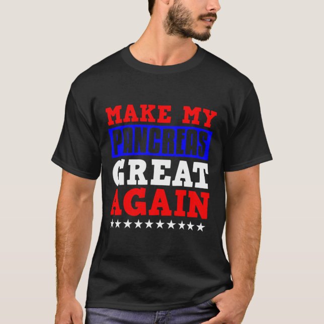 Camiseta Faça Meu Excelente De Pancrease Diabete Divertido  (Frente)