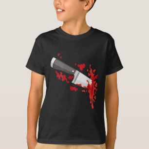 Camiseta Faca No Assassinato De Ck Halloween Faca Figurume 