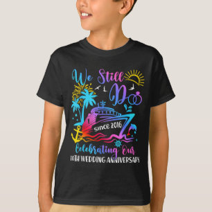 Camiseta Faça o 10º aniversário de casamento 10 anos casado