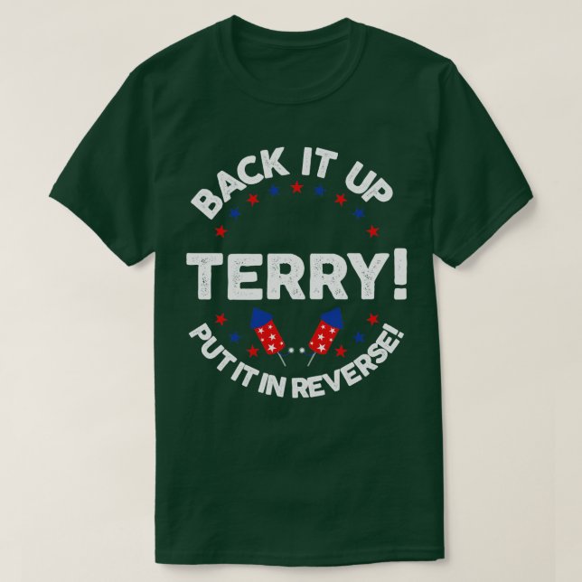 Camiseta Faça o backup de um design de fogos de artifício s (Frente do Design)