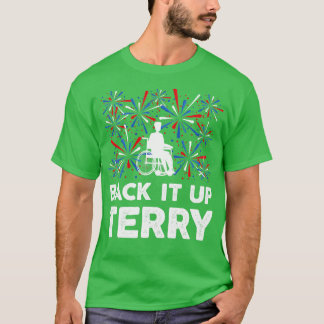 Camiseta Faça o backup de um design de fogos de artifício s