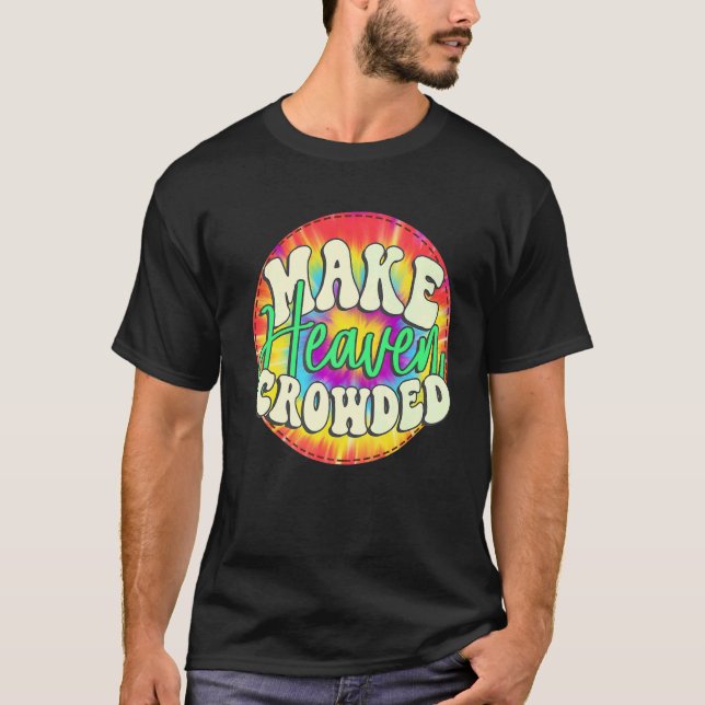 Camiseta Faça o céu entrelaçado entrelaçado entrelaçado mor (Frente)