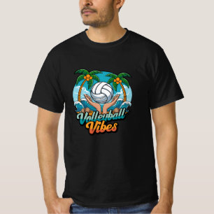 Camiseta Faça-o com os gráficos de voleibol
