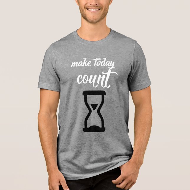 Camiseta "Faça o Dia Contar" (Frente)