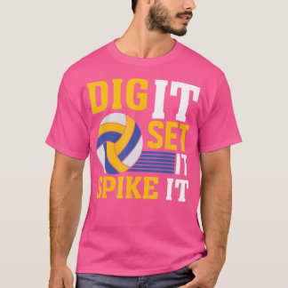 Camiseta Faça-O Esfregar-Se No Voleibol