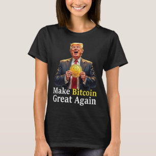 Camiseta Faça o Excelente Bitmoney novamente Trump Bitmoney