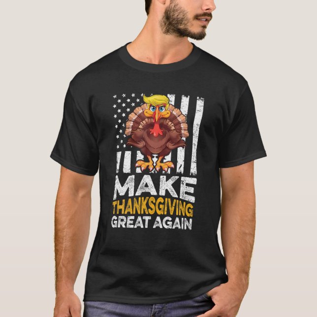 Camiseta Faça o Excelente de Ação de Graças de novo... Shir (Frente)