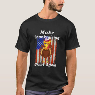 Camiseta Faça o Excelente de Ação de Graças de novo, Turco
