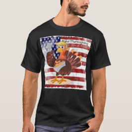Camiseta Faça o Excelente de Ação de Graças novamente