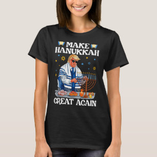 Camiseta Faça o Excelente de Hanukkah de novo Trump judeu U