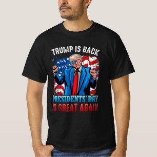 Camiseta Faça o Excelente do dia do presidente novamente pr