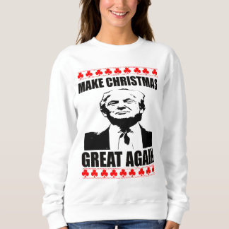 Camiseta Faça o excelente outra vez Donald Trump do Natal