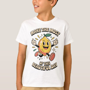 Camiseta Faça o Melhor – Dia Divertido de Limão Infantil