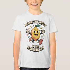 Camiseta Faça o Melhor – Dia Divertido de Limão Infantil