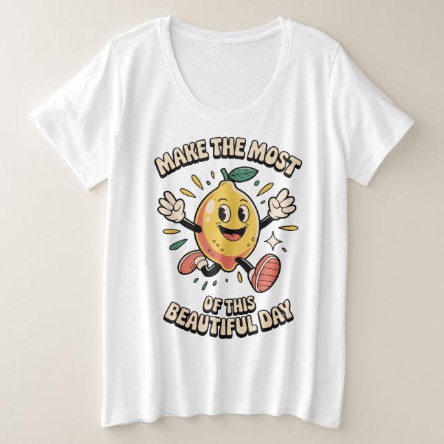Camiseta Faça o Melhor – Happy Lemon Feminino (Frente do Design)