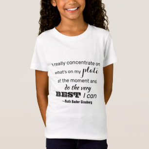 Camiseta Faça o melhor que puder para uma citação inspirado