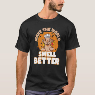 Camiseta Faça O Mundo Cheirar Melhor Pastelaria