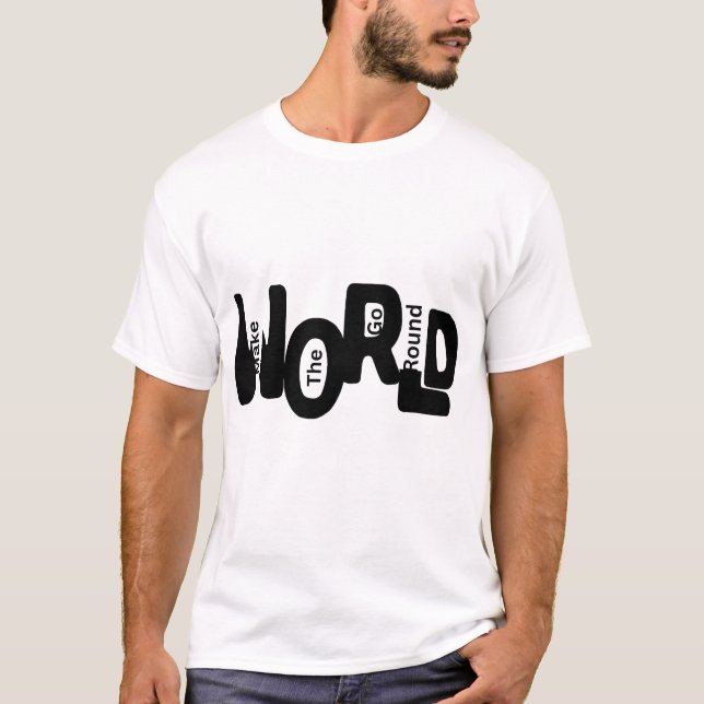 Camiseta "Faça o Mundo Girar" – A Interligada Divertida (Frente)