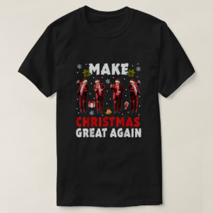 Camiseta Faça o Natal Grande Novamente Xmas Divertido Trump