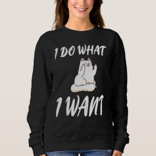 Camiseta Faça o que eu quero com a taça vermelha de gato pr