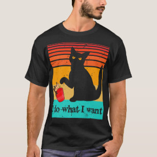 Camiseta Faça o que eu Quero Kit Vintage Gatinho Gato O Meu