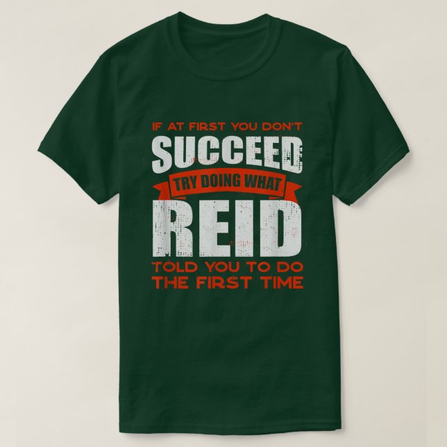 Camiseta Faça o que o Reid lhe disse para fazer amizades, n (Frente do Design)