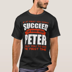 Camiseta Faça o que Peter lhe disse para fazer amizades, ch