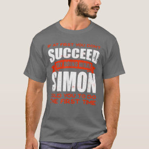 Camiseta Faça o que Simon lhe disse para fazer amizades, ch