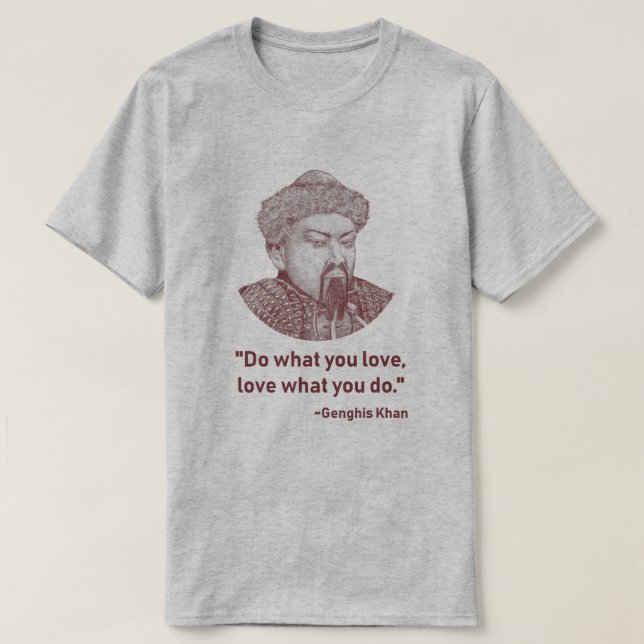 Camiseta Faça o que você ama... (Frente do Design)