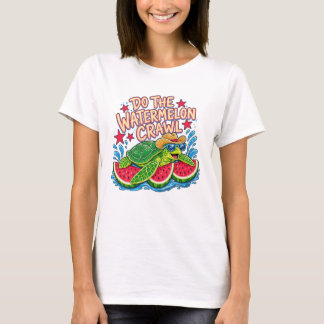Camiseta Faça O Rastejar Da Melancia, rastejar da melancia,