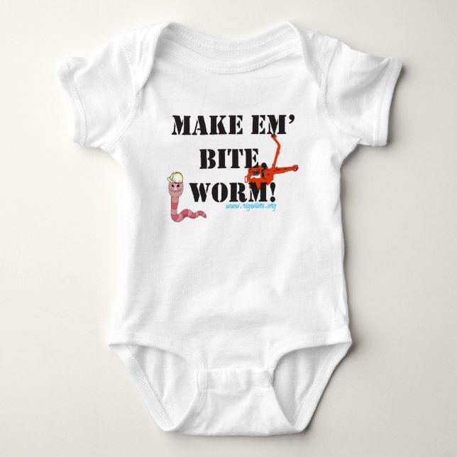 Camiseta Faça o sem-fim da mordida de Em! (Frente)