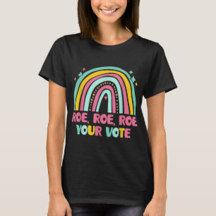 Camiseta Faça o seu voto Rainbow Retro Pro Choice Rig das M