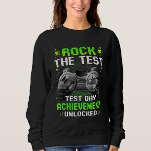 Camiseta Faça o teste do dia de teste desbloquear o jogador