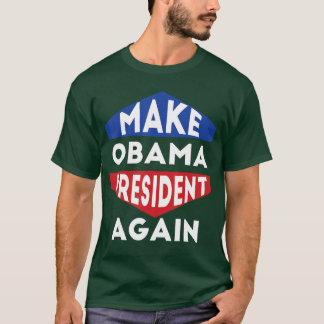 Camiseta Faça Obama Novamente Pro Barack Anti EUA