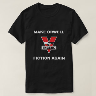 Camiseta Faça Orwell Ficção Novamente