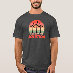 Camiseta Faça parte da solução - Tee das Mudanças Clim