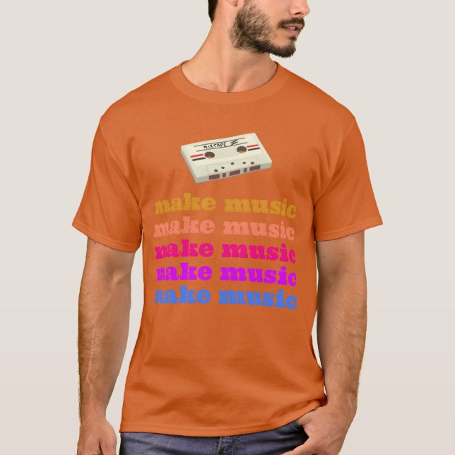 Camiseta Faça presente de música (Frente)
