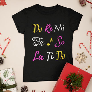 Camiseta Faça Re Mi Broadway Musical Sound of Music Christm