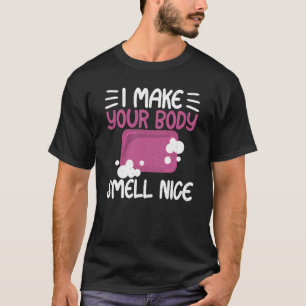Camiseta Faça Seu Corpo Cheirar Bastante Fazer De Sabonete