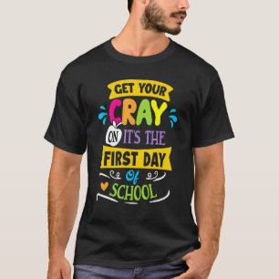 Camiseta Faça Seu Cray No Primeiro Dia Da Escola Dabbing Cr