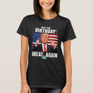 Camiseta Faça seu Excelente de aniversário novamente