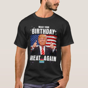 Camiseta Faça seu Excelente de aniversário novamente