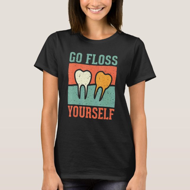 Camiseta Faça seu próprio fio dental (Frente)