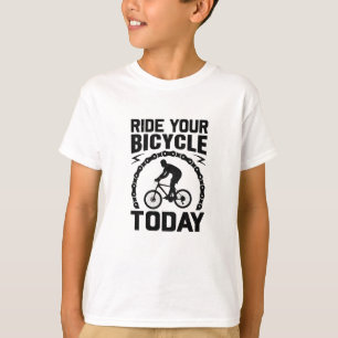 Camiseta Faça sua bicicleta hoje, engraçado para biciclet