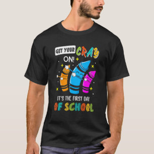 Camiseta Faça Sua Crítica No Primeiro Dia Da Equipe De Ensi