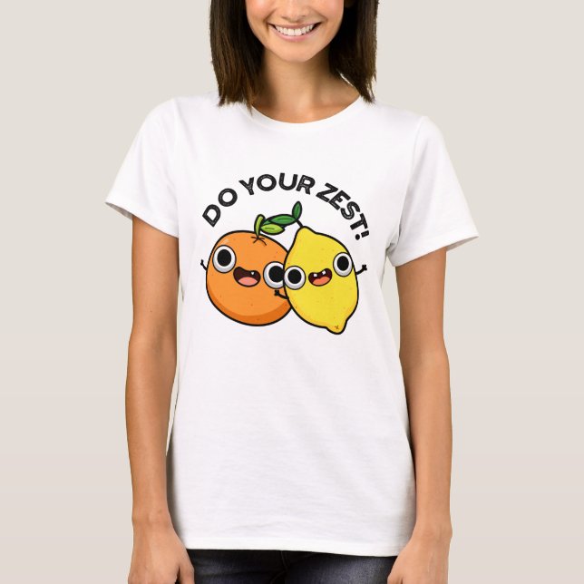 Camiseta Faça sua Fruta de Citrus mais engraçada (Frente)