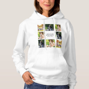 Camiseta Faça sua própria colagem de fotos e texto