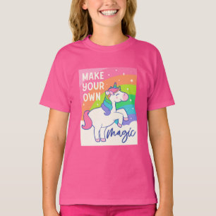 Camiseta Faça sua própria magia Corno de Unicórnio